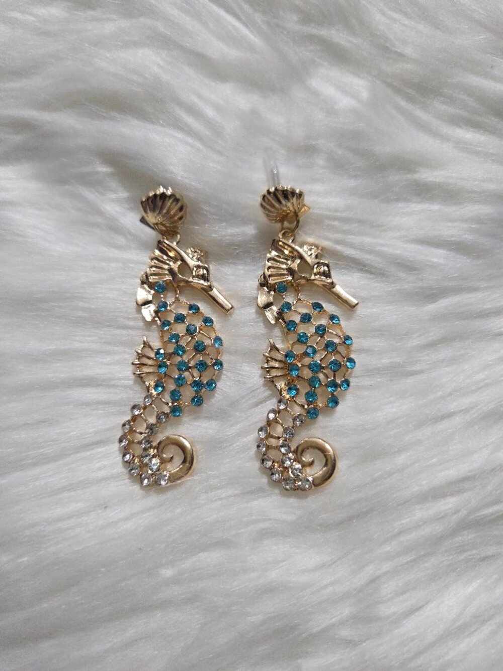Seahorse Design Earrings